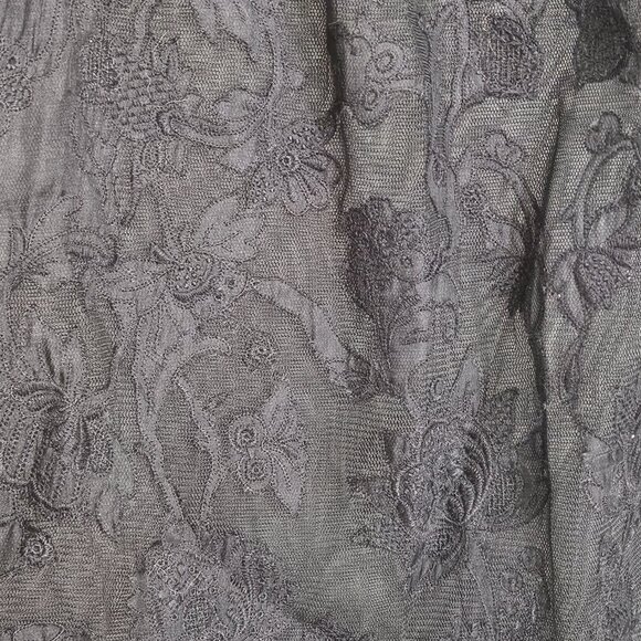 Elie Tahari Embroidered Black Dress (Size M) - Picture 3 of 10